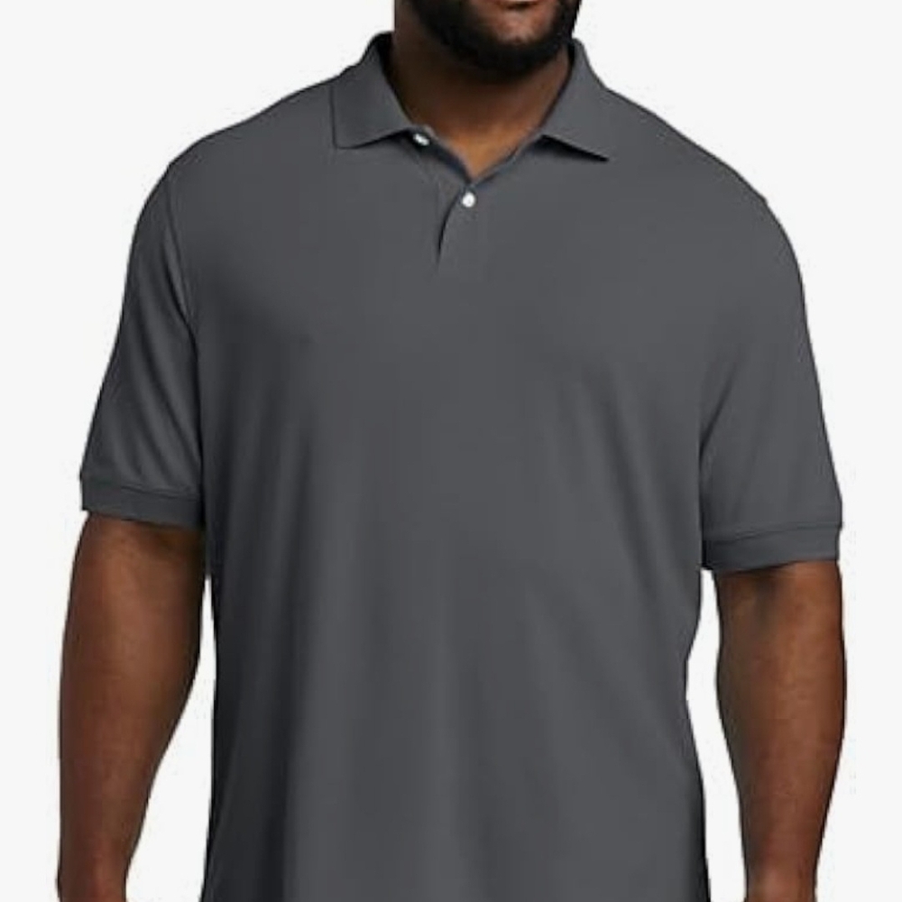 Men's Classic Gray Polo Shirt